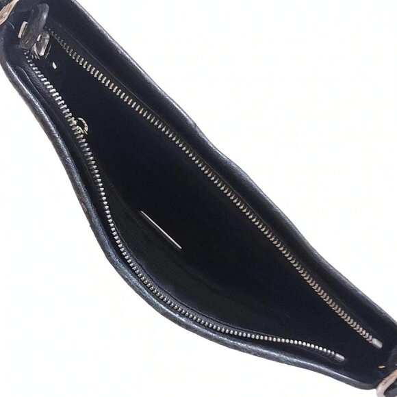 Auth Salvatore Ferragamo Vara - Black Leather Patent Leather Shoulder Bag - Picture 6 of 12